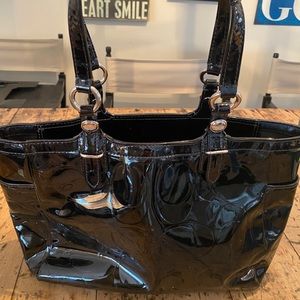 Coach patent leather purse